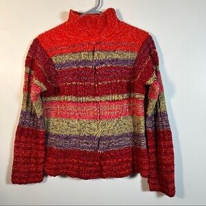 SIGRID OLSEN SPORT Hand knitted Sweater, size Small. Bulky yarn.